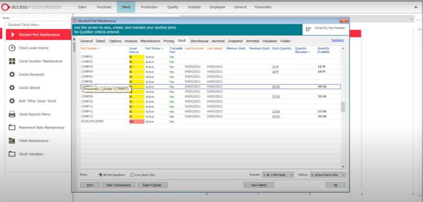 Access FactoryMaster MRP Software Pricing, Alternatives & More 2026 ...