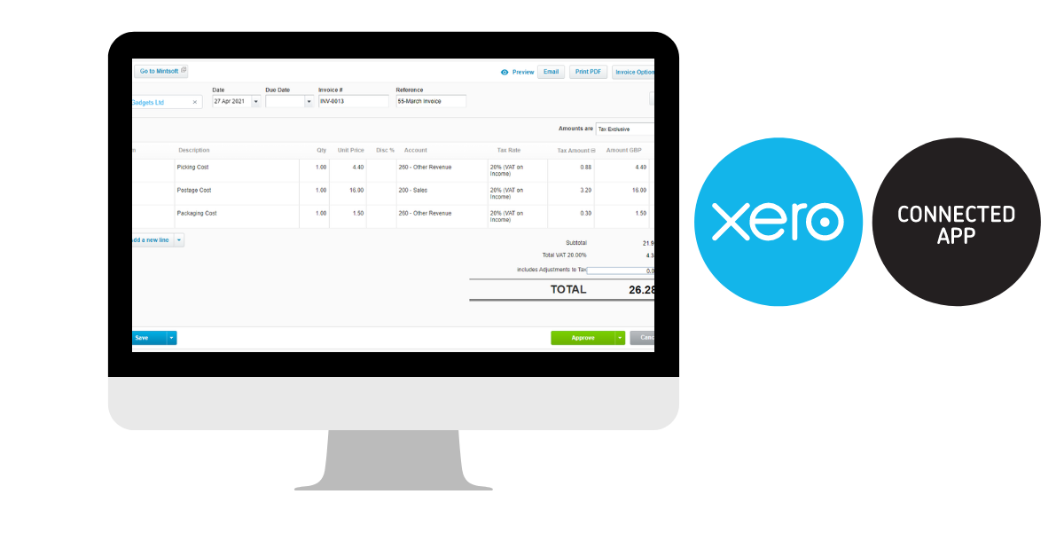 xero and Connected App integration