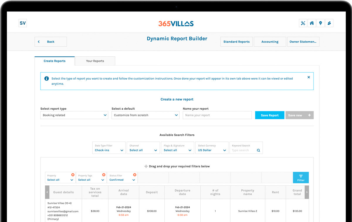 Dynamic Report Builder