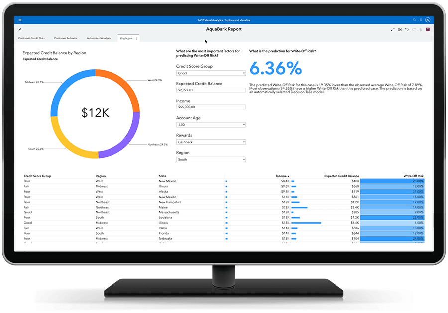 SAS Visual Analytics Software - Explore and Visualize Data