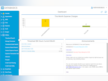 DATABASICS Time & Expense Software - Here's the admin view of Time & Expense together.