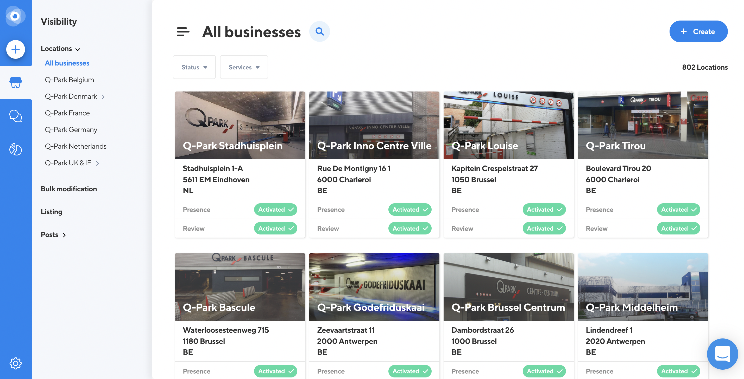 Manage all your business listings from a single platform.