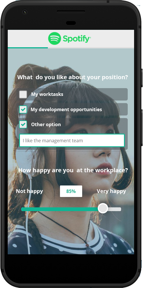 Netigate employee satisfaction survey screenshot