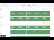 CollegeOne Suite Software - CollegeOne student schedule