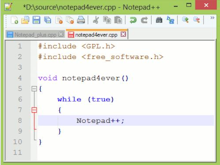 Notepad++ Software - 1