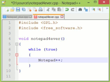 Notepad++ Software - 1