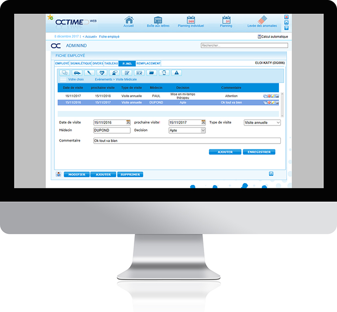 Octime Expresso Software - Octime employee management