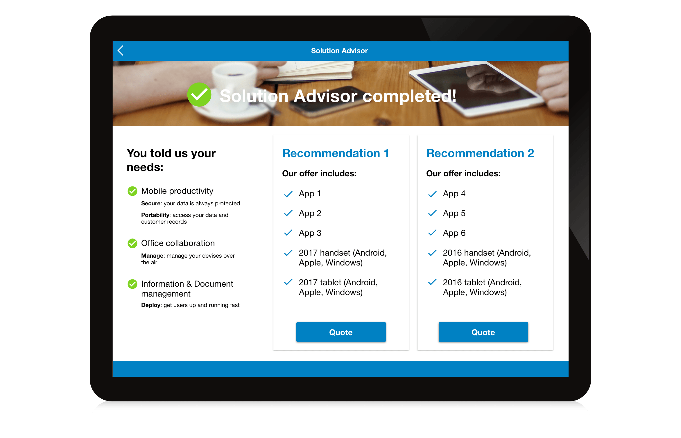 Solution Advisor