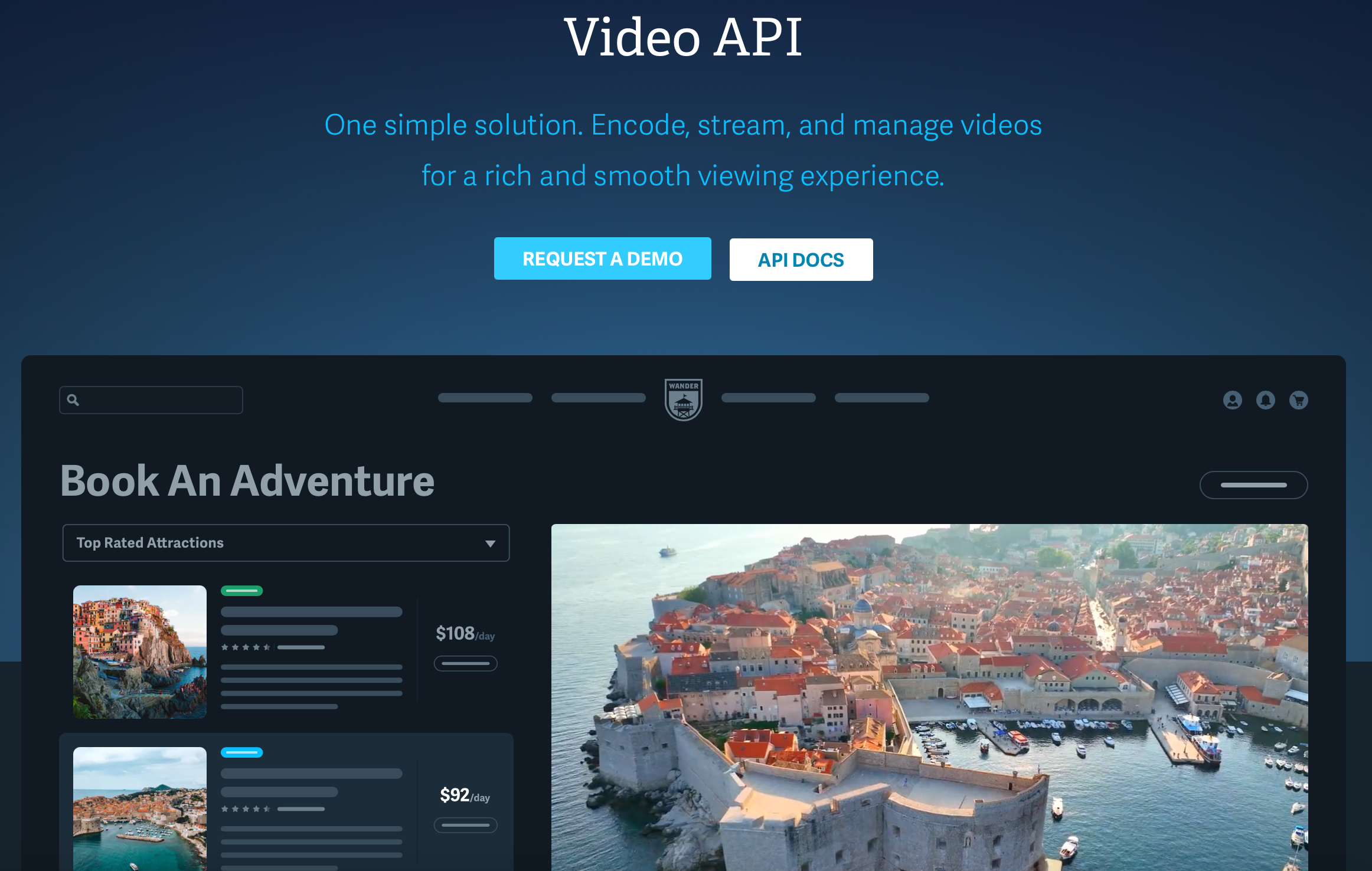 imgix Video API - With the imgix Video API, your videos will never buffer! We encode your videos using Adaptive Bitrate Streaming (ABS), which adjusts resolutions based on the viewer’s bandwidth.