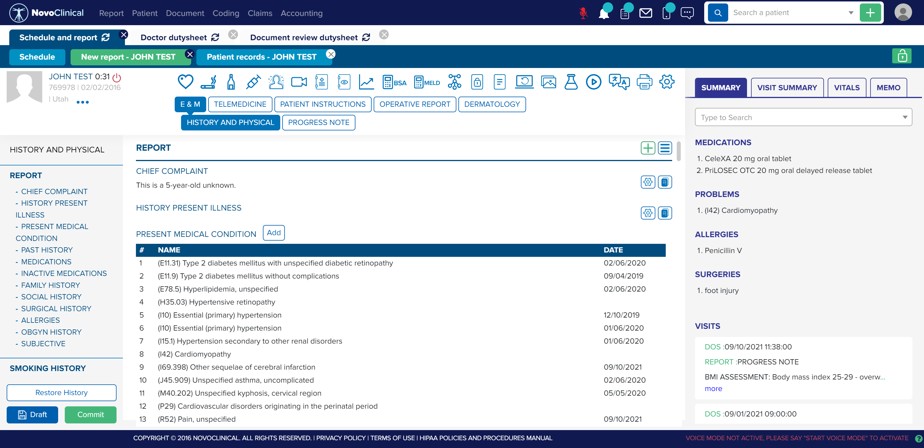 NovoClinical Software - 3