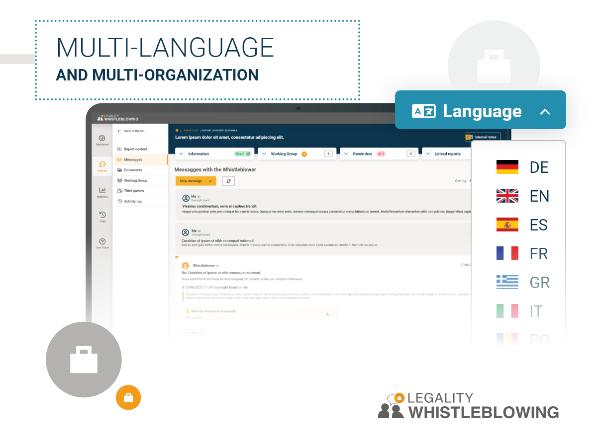 Multi-language and multi-organization
