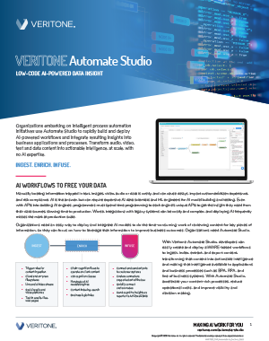 Veritone Automate Studio Software - 1