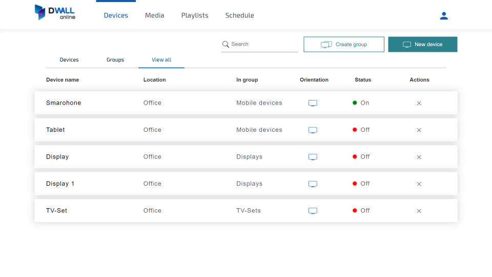 DWALL.online Software - 4