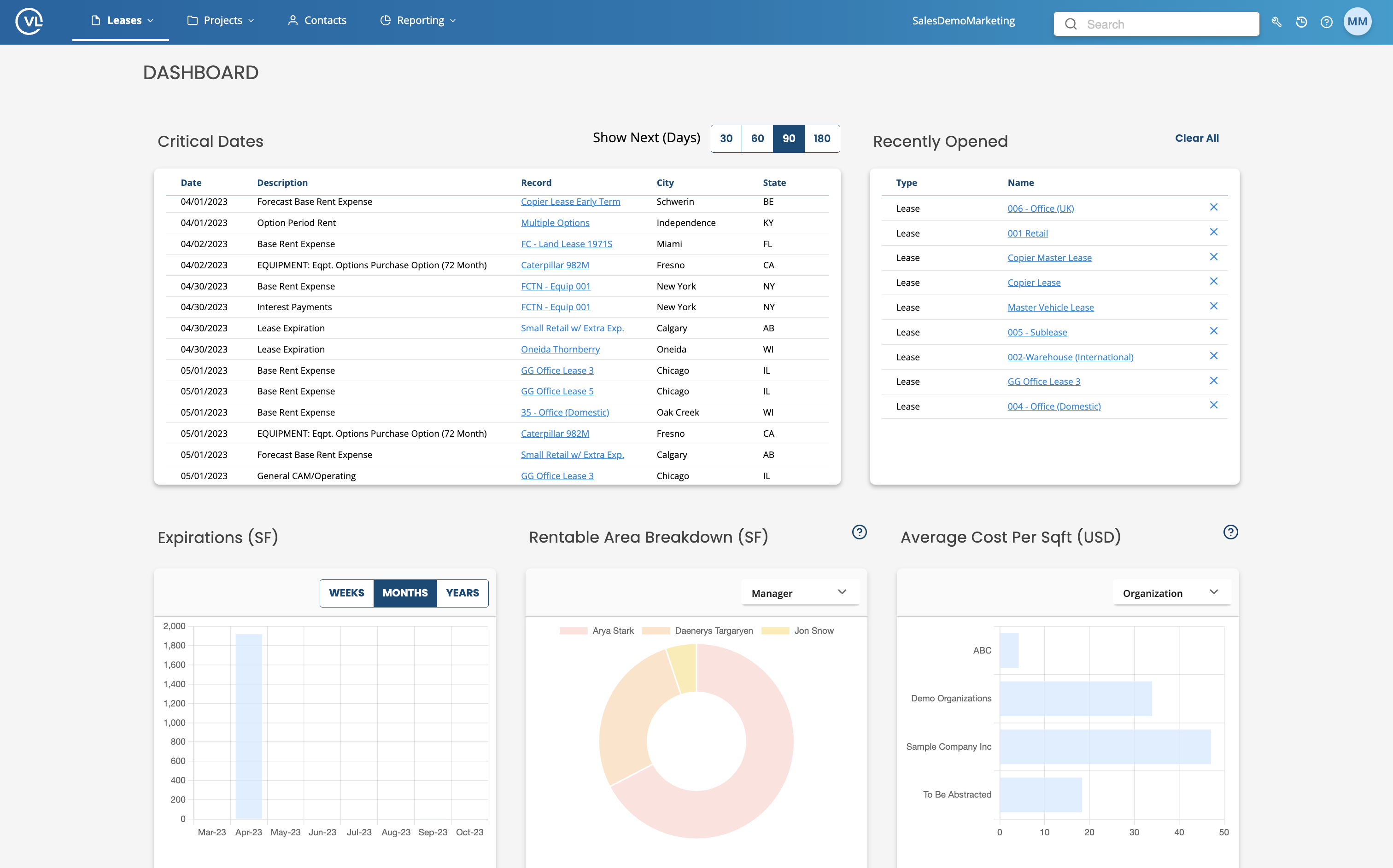 Visual Lease Logiciel - 2