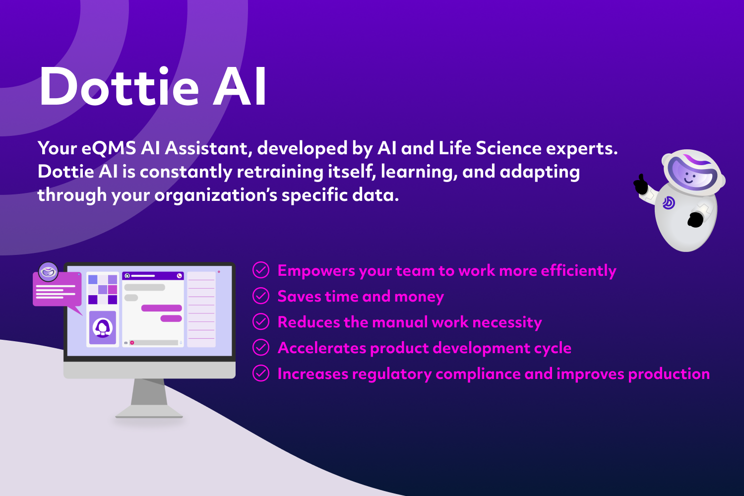 Dottie AI Xpress, your eQMS AI Assistant