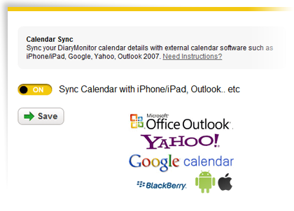 YellowSchedule Software - YellowSchedule's calendar integration with third-party calendar management tools