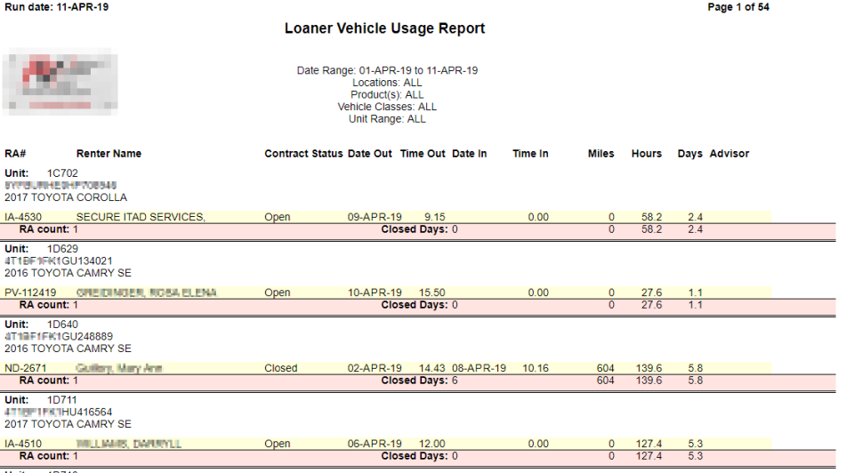 LoanerTrack Software - 3