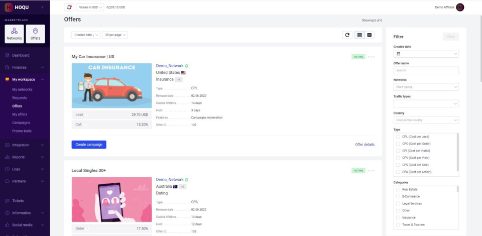 List of Offers-thumb