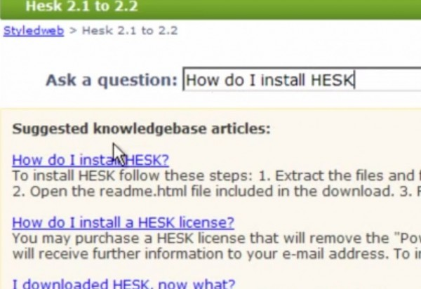 HESK Logiciel - 3