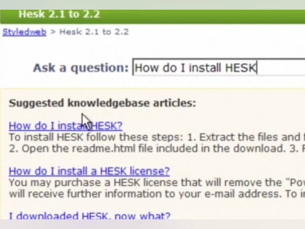 HESK Software - 3