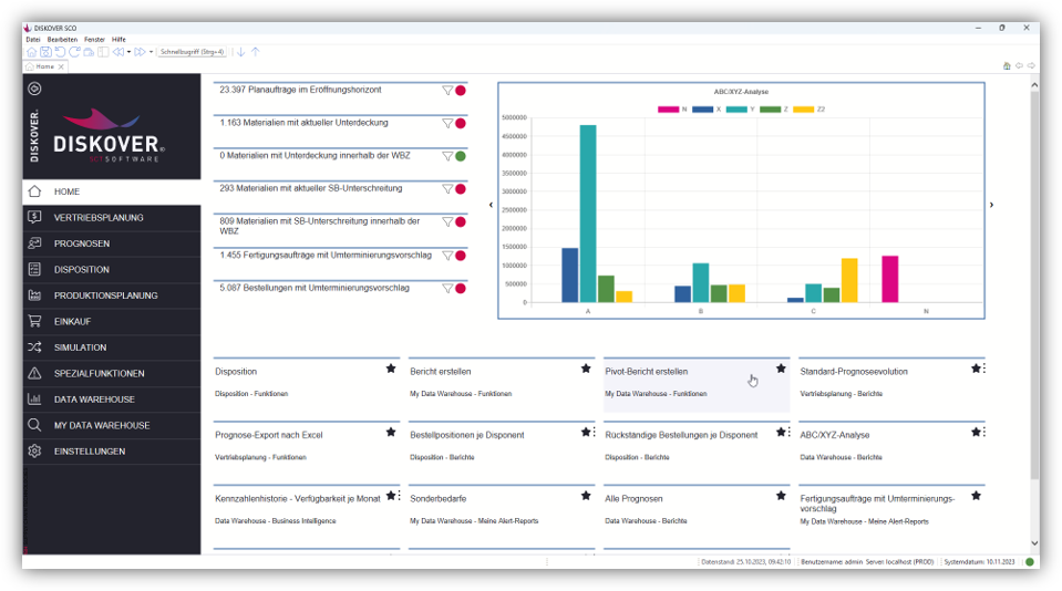 DISKOVER screenshot: DISKOVER start screen
