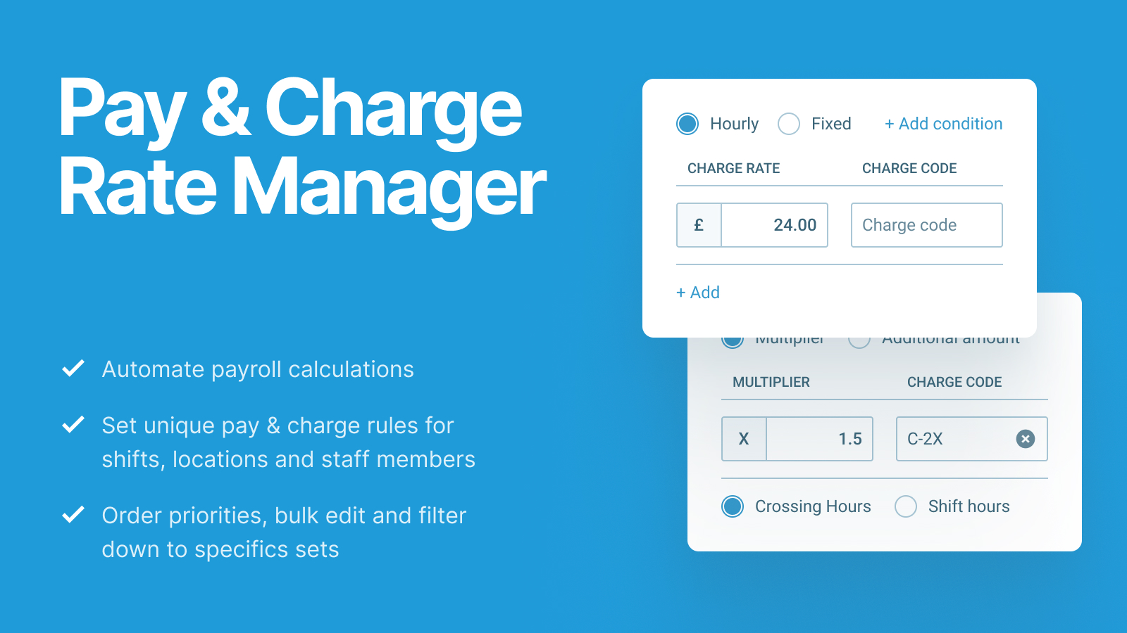 Pay & Charge Rate Manager