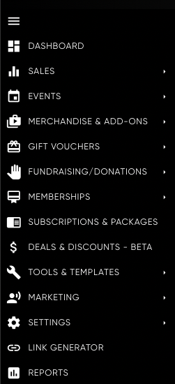 TicketSearch Software - System Modules