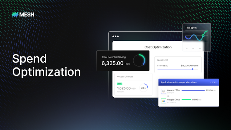 Mesh Payments screenshot: Get real-time data for your transactions, automation from request to reconciliation and powerful controls so you always optimize your spend.