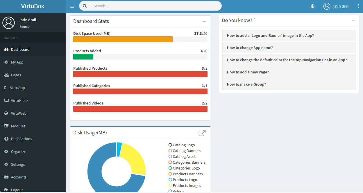 VirtuKiosk screenshot