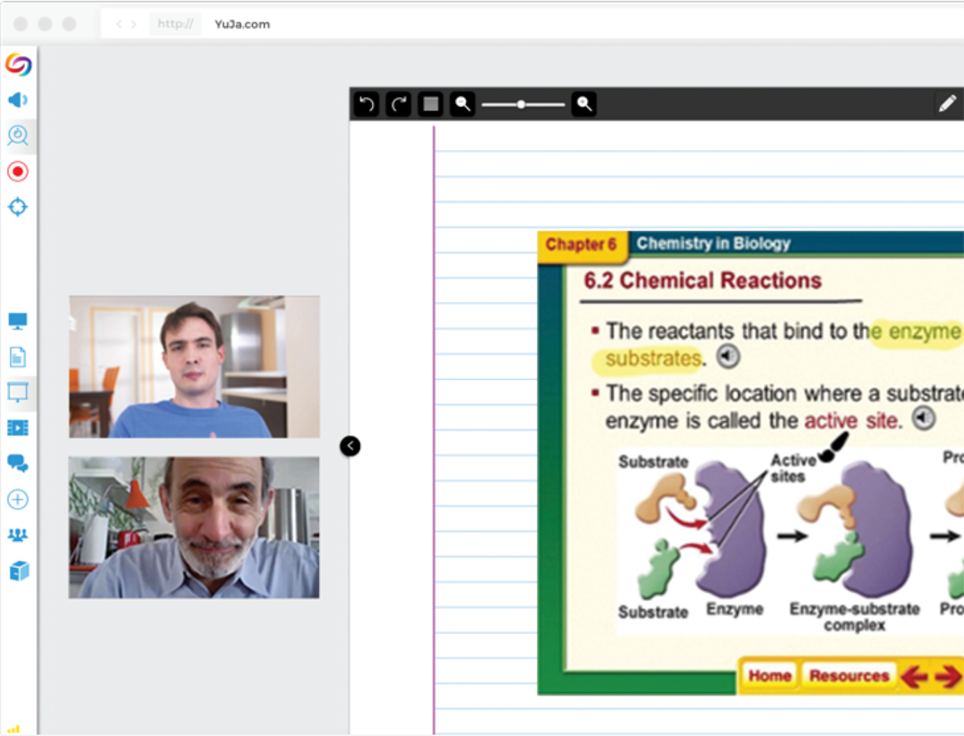 YuJa Software - YuJa real-time whiteboard