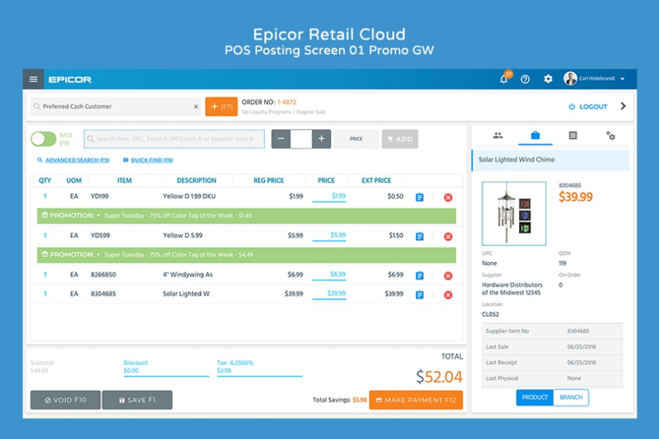 Epicor for Retail Software - 5