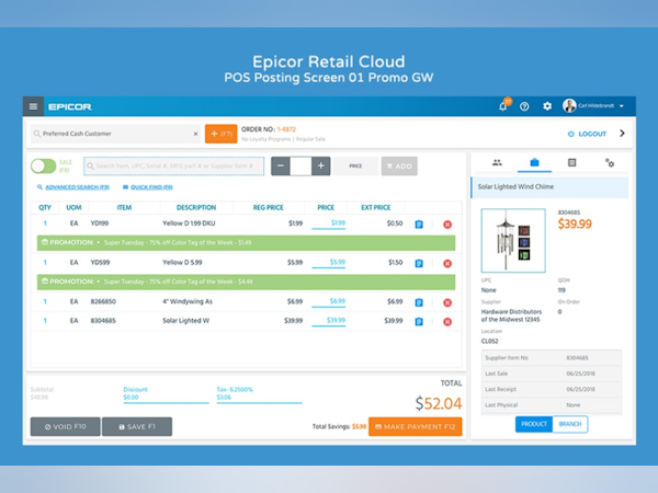 Epicor for Retail Software - 5