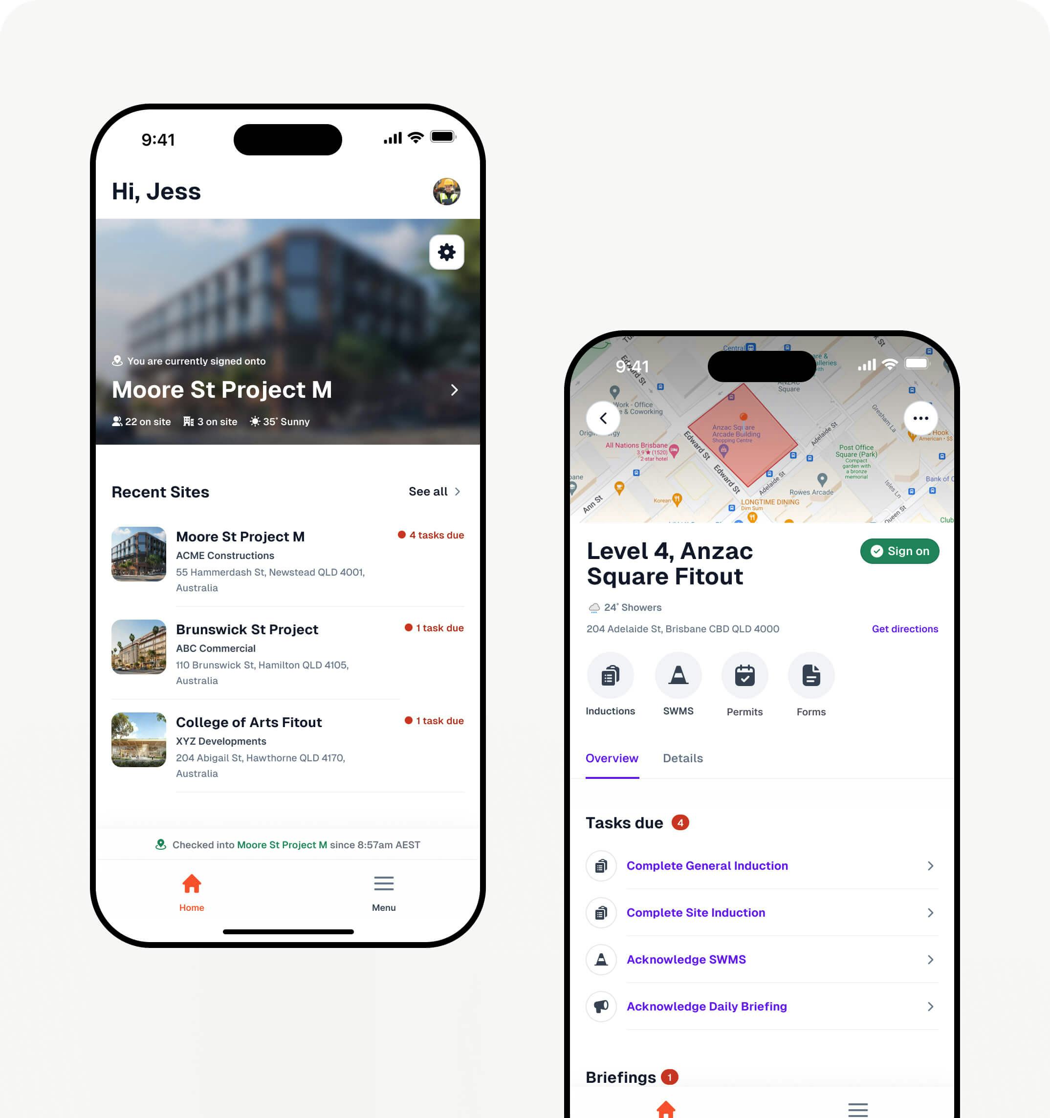 Schermata dell app Signorbet