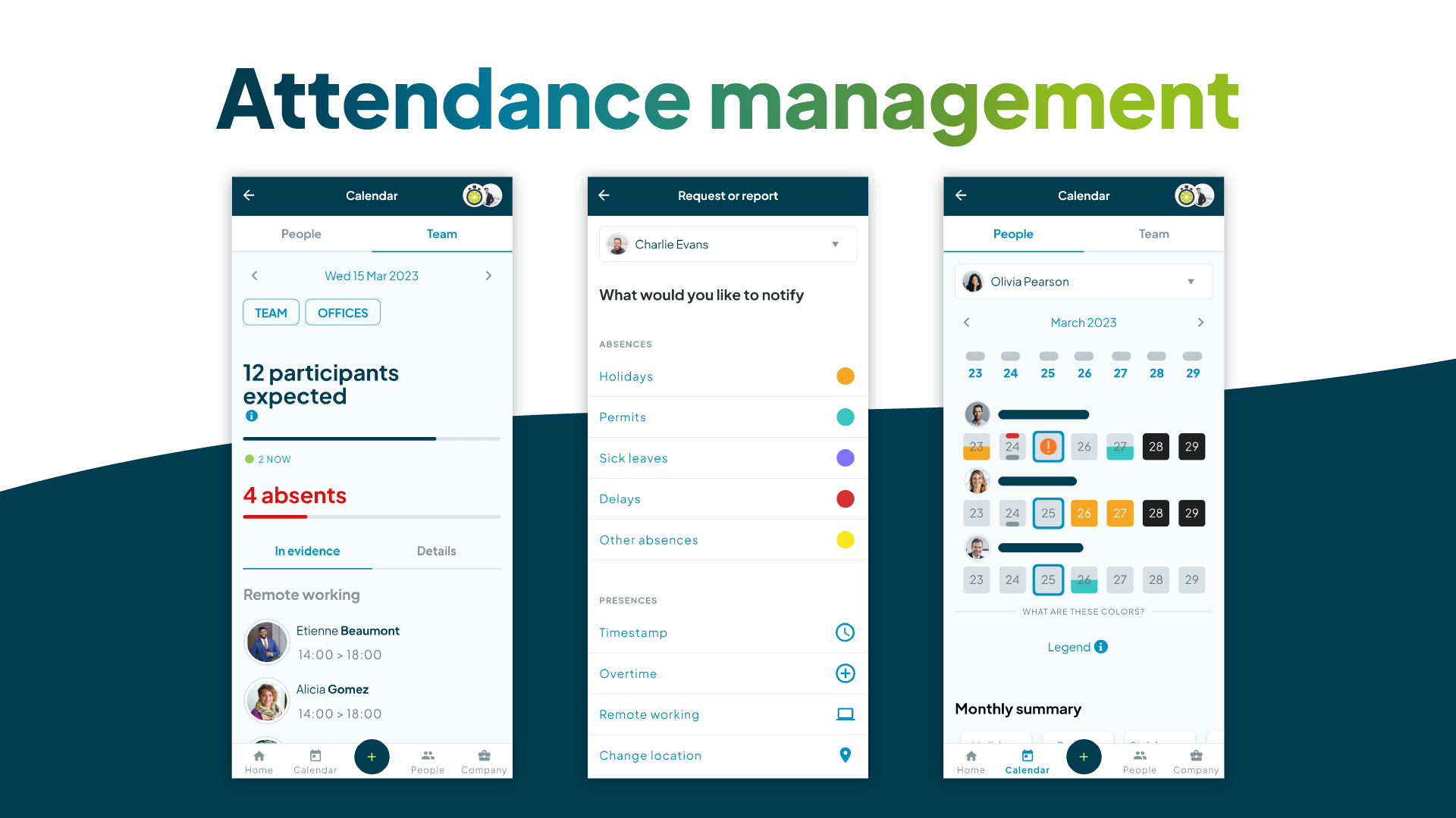 Attendance management