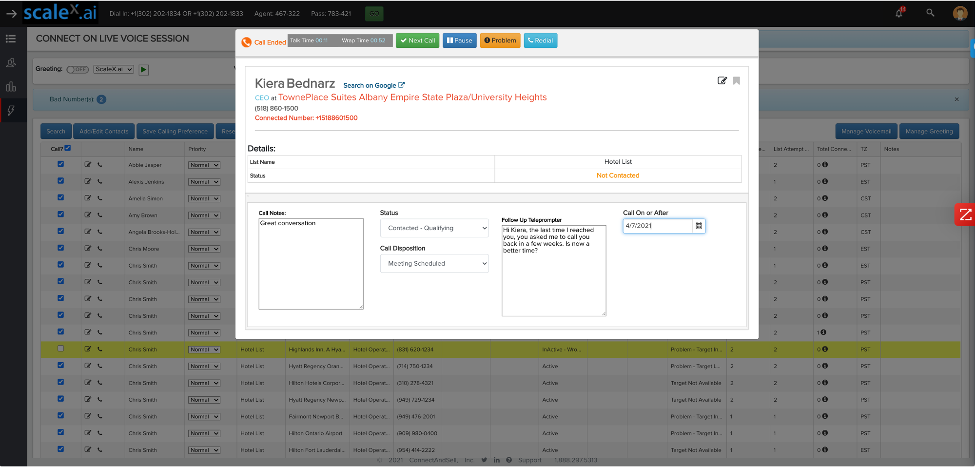 ScaleX Software - ScaleX One-Click Conversations