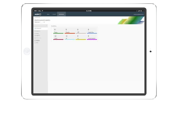 Platform AERO screenshot: Accessible from anywhere on computer or tablet