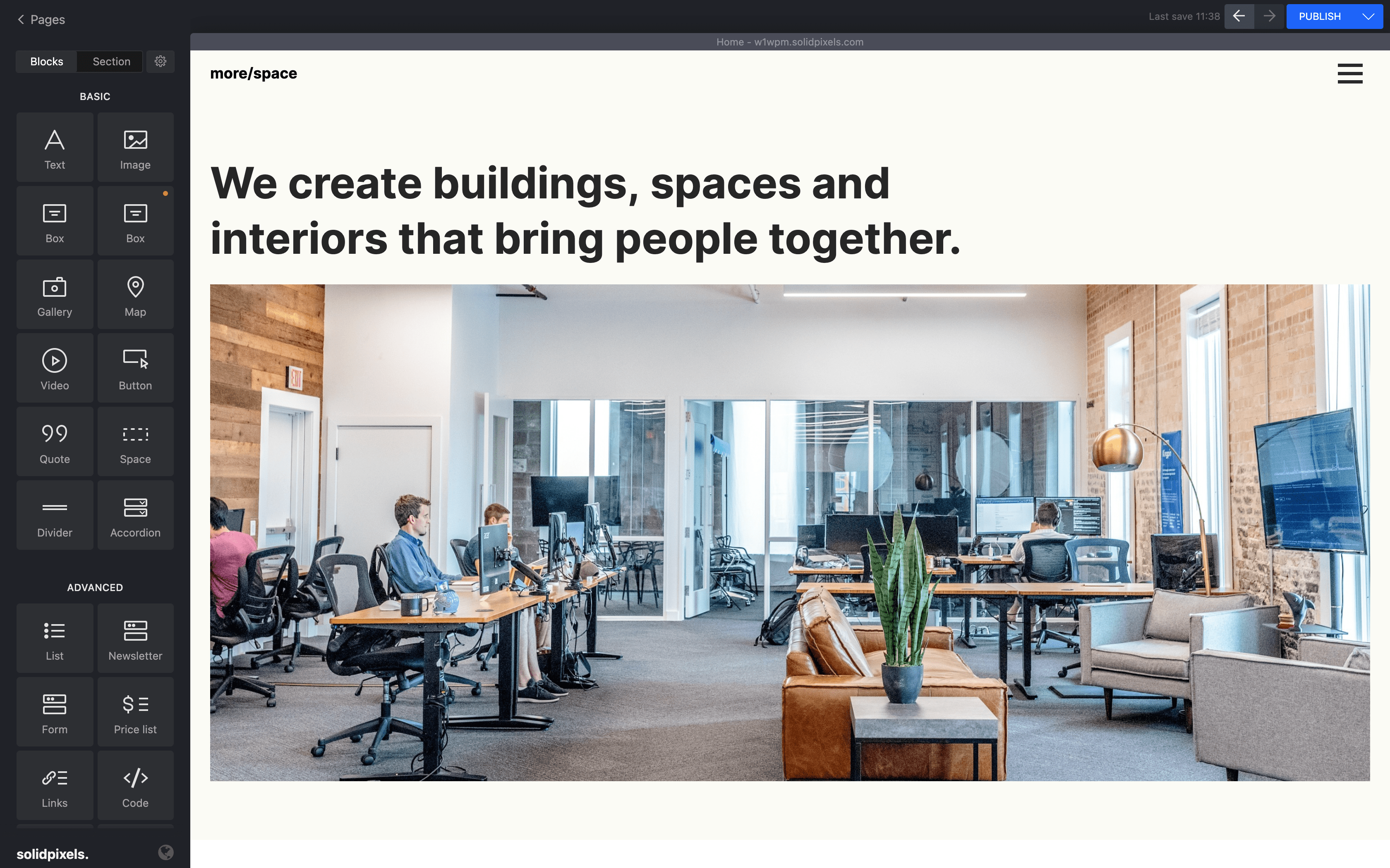 solidpixels. screenshot