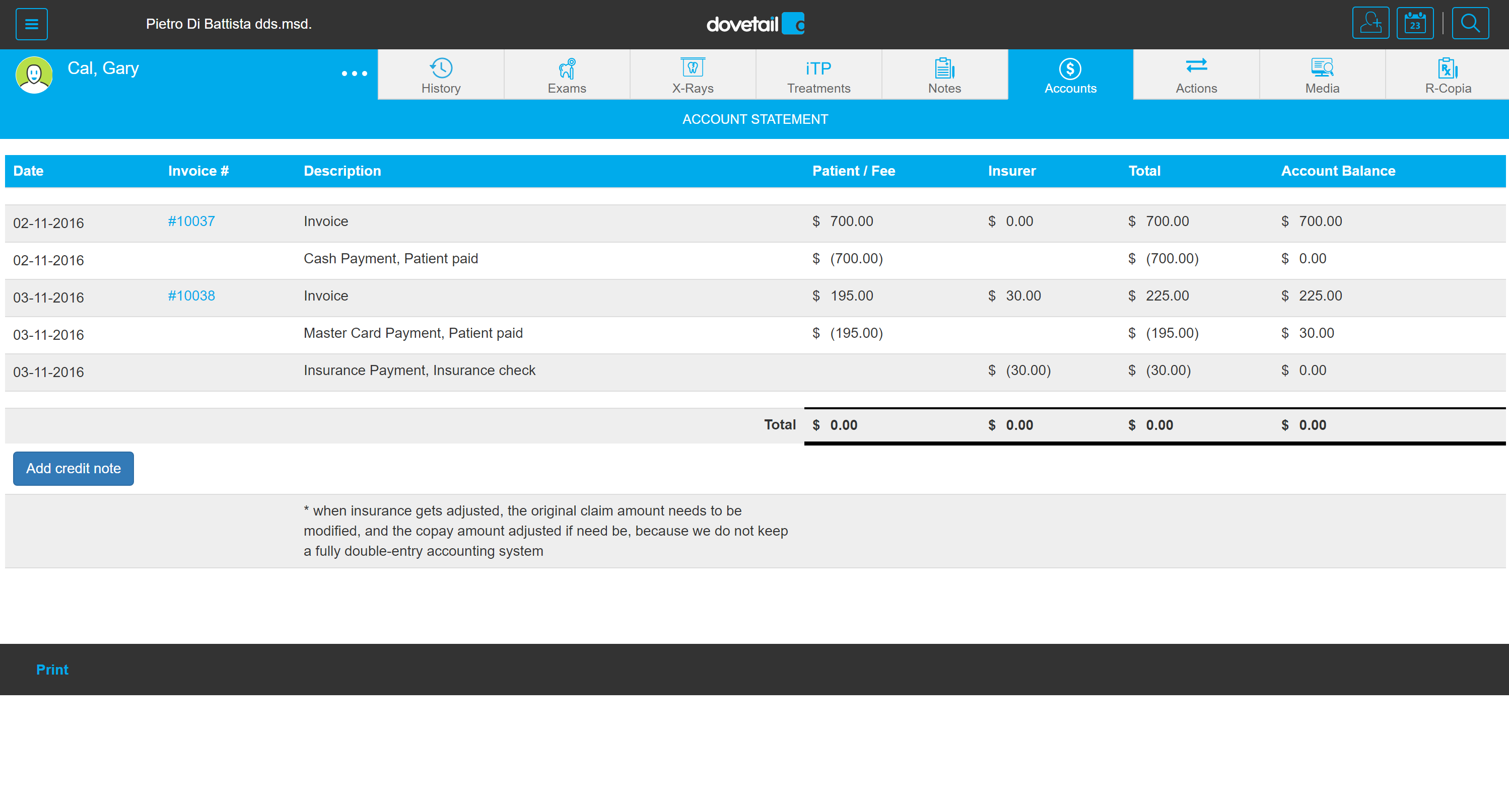 Dovetail Software - Billing Reports