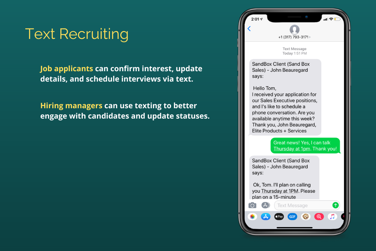 Text Recruiting | Candidate Engagement and Quick Responses