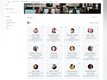 ThoughtFarmer Software - The employee directory gives employees visibility into the human capital across your organization. Browse or search for groups on the intranet in the group directory. Filter group results by default or custom group type and tags.