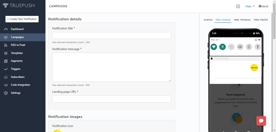 Truepush Logiciel - 3