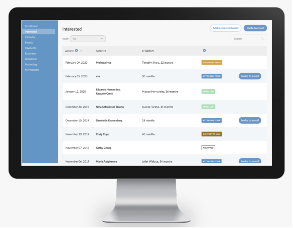 Wonderschool Software - 3