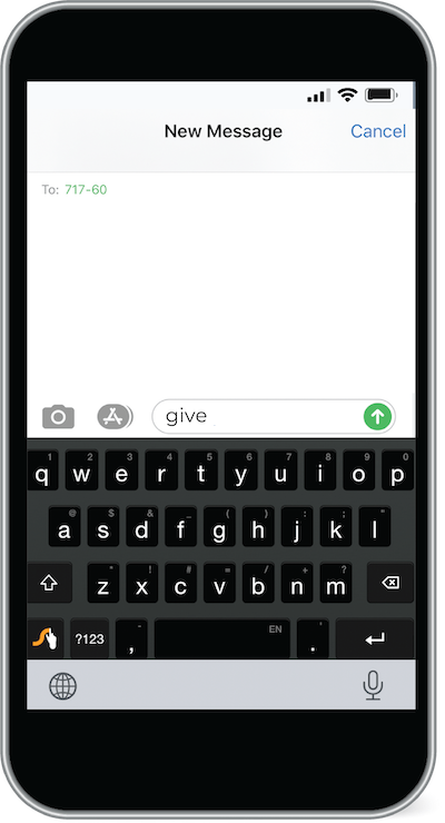 Text2Fund screenshot