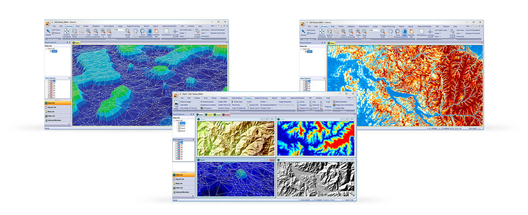 A wide variety of tools to process and analyse DEM/DTM and 3D photogrammetry point vector data