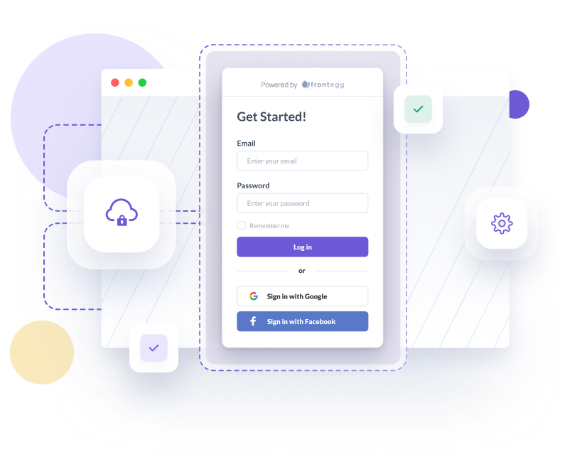 Add Frontegg’s authentication layer, including a powerful login box UI.-thumb