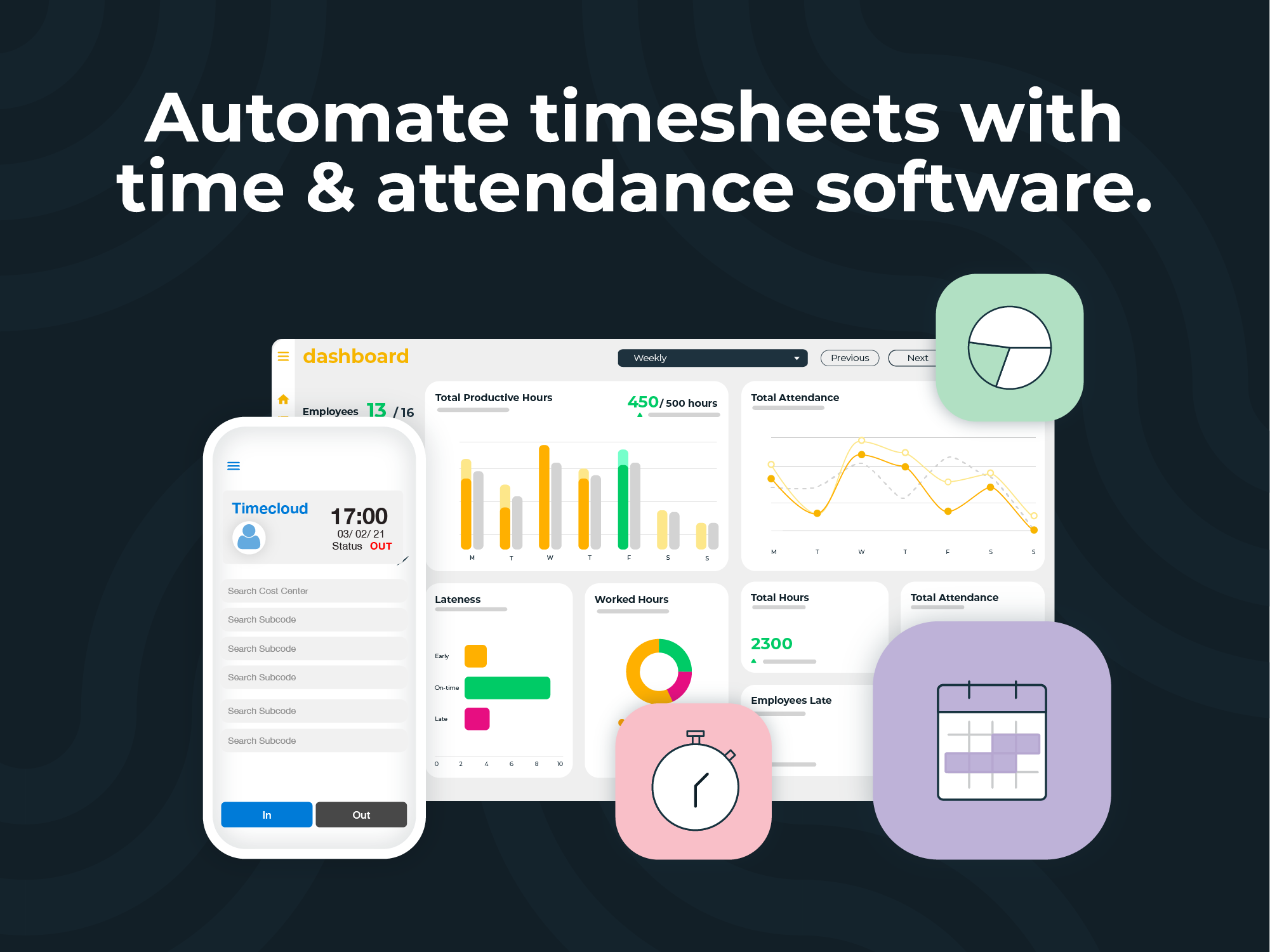 TimeCloud Time and Attendance Software - 1