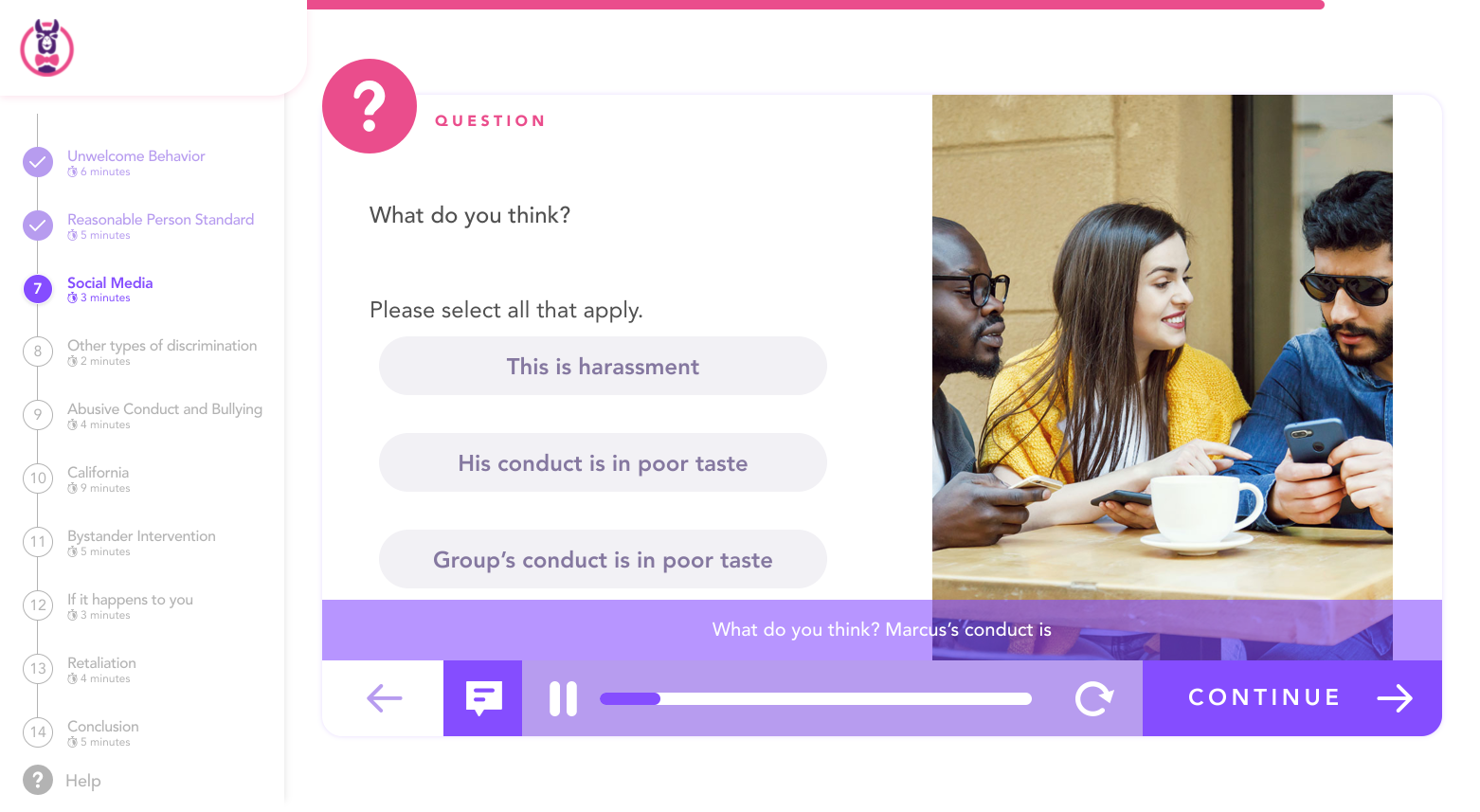 EasyLlama Online Sexual Harassment Prevention Quiz-thumb