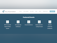 Membee Software - Display featured event feeds on your website that automatically updates when events are created and go