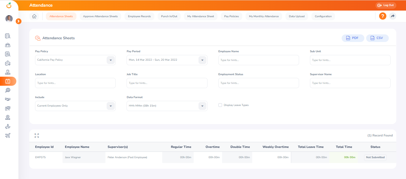 OrangeHRM Software - 4