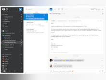 Front Software - Direct mention teammates to internally discuss messages and leave comments